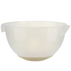 Bol mélangeur gradué plastique fond silicone avec poignée et bec verseur 2,5L
