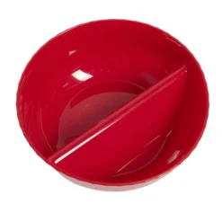 Bol plastique à 2 compartiments Ø18cm (2 modèles)