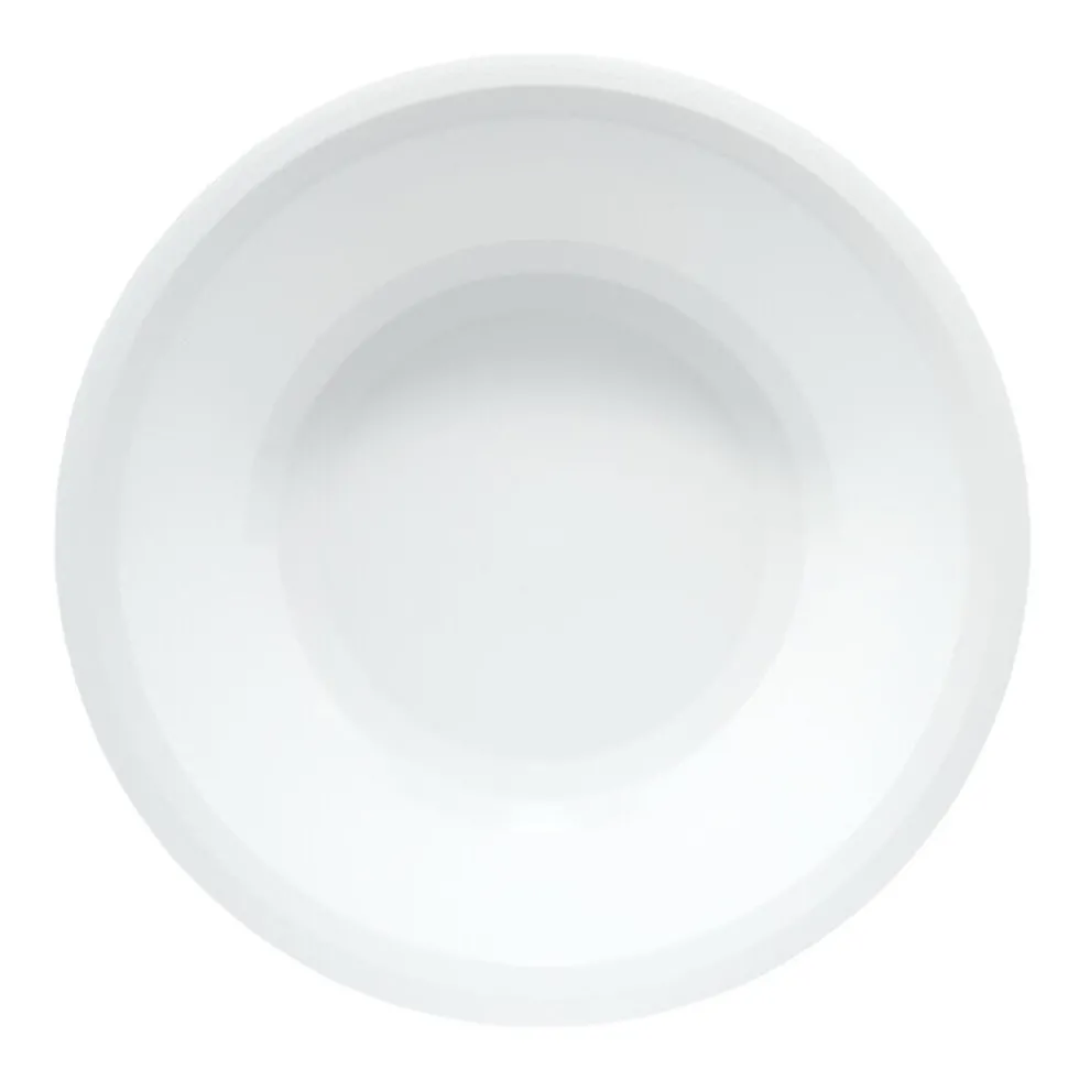 Bol plastique x8 blanc Ø19,5cm