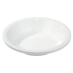 Bol plastique x8 blanc Ø19,5cm