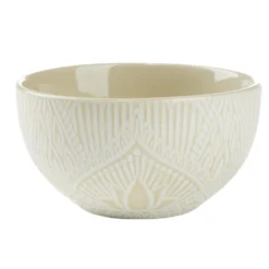 Bol rond Sahara céramique beige 65cl Ø13,8xH7,4cm