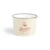 Bol à soupe 500ml faïence beige Ø12xH8,4cm