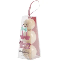 Bombe de bain empilée forme pain d'épices 3x100gr