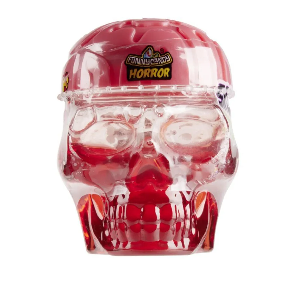 Bonbon Halloween liquide effet slime avec cuillère 90gr (3 modèles)
