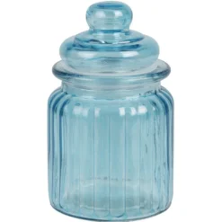 Bonbonnière colorée en verre