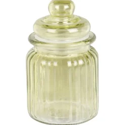 Bonbonnière colorée en verre