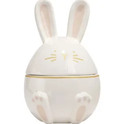 Bonbonnière forme lapin en céramique Ø15xH24 cm