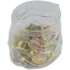 Bonbonnière forme sachet froissé 970ml verre transparent 13x12xH12cm