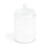 Bonbonnière plastique effet capitonné Ø10xH20cm (2 modèles)