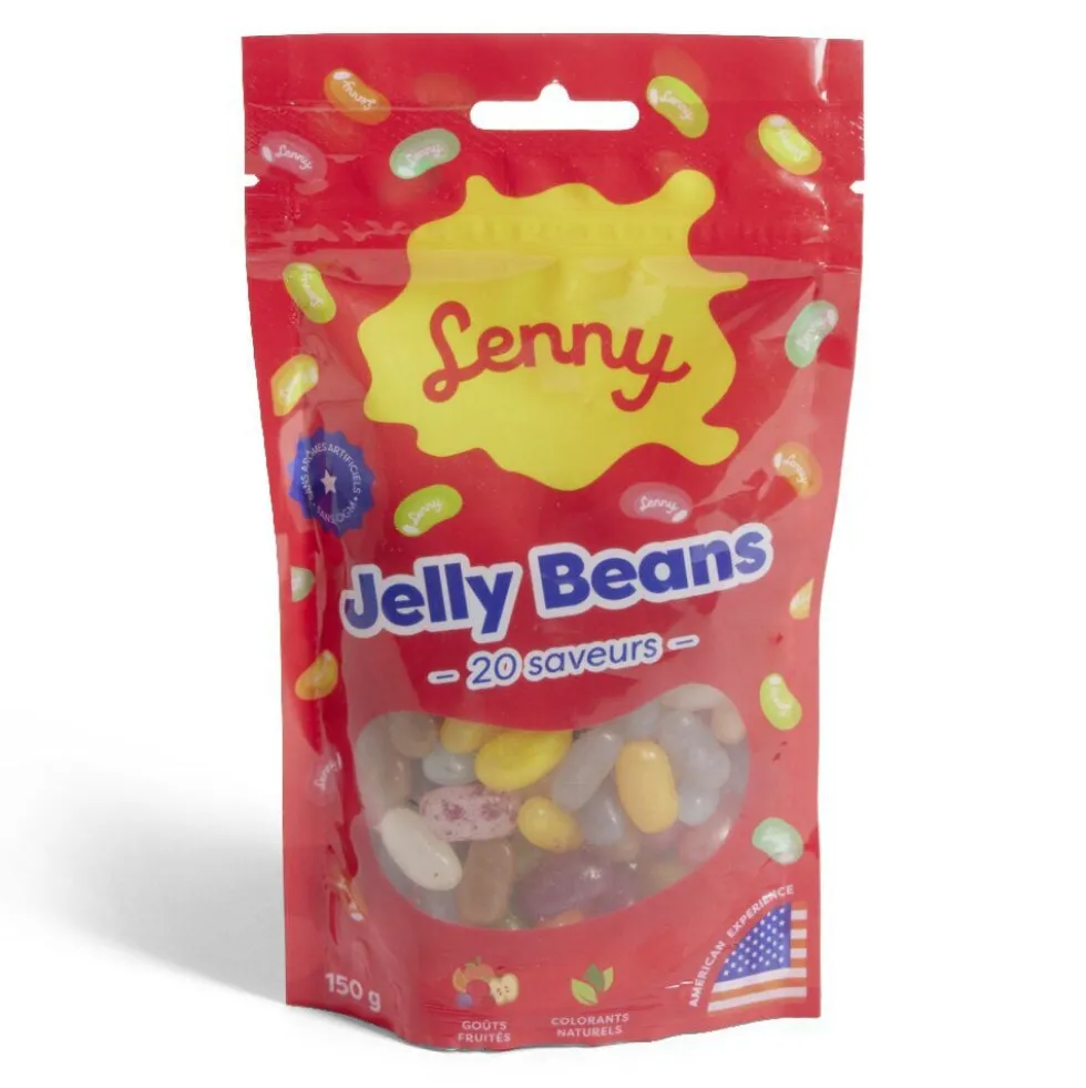 Bonbons Jelly Beans 20 saveurs goût fruité 150gr