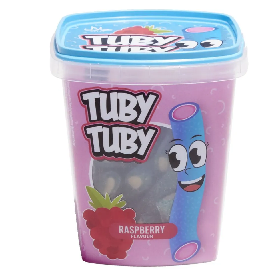 Bonbons tubes Tuby Tuby fraise ou framboise 220g