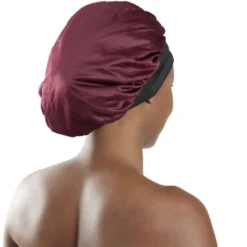 Bonnet de douche satiné 28x24xH28cm (2 modèles)