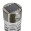 Borne solaire détecteur de mouvement acier