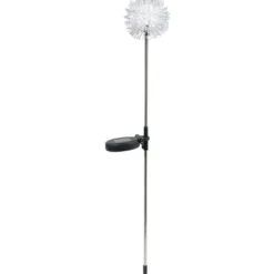 Borne solaire fleur à planter Ø8xH64cm