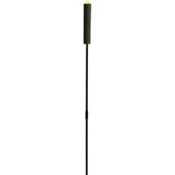 Borne solaire à planter en plastique forme bougie Ø4xH98cm (2 modèles)