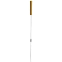 Borne solaire à planter en plastique forme bougie Ø4xH98cm (2 modèles)