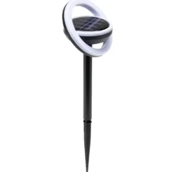 Borne solaire à planter forme anneau 6LED Ø10xH34cm