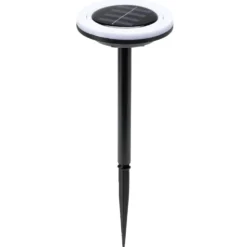 Borne solaire à planter forme anneau 6LED Ø10xH34cm