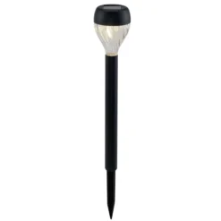 Borne solaire à planter x8 noir Ø5xH32,5cm