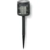 Borne solaire plastique ajouré noir H36,5cm