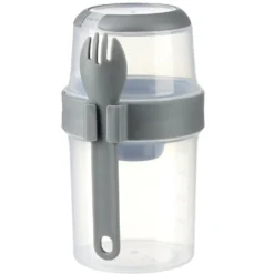 Boîte alimentaire compartimentée nomade plastique 11x8xH10cm