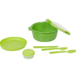 Boîte alimentaire curver ronde verte 1,6 L