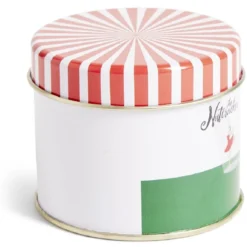 Boîte alimentaire the Nutcracker acier rouge blanc et vert Ø7,3xH6cm