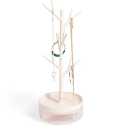 Boîte à bijoux avec porte bijoux Ø13,6xH35cm