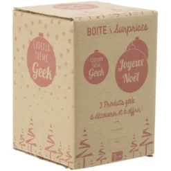 Boîte cadeau surprise Geek