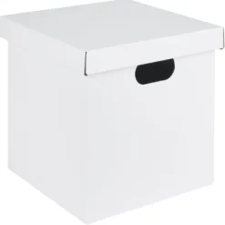 Boîte carton noire ou blanche 27x27xH27cm