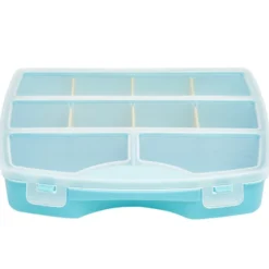 Boîte compartiments 10 cases 19x15xH4cm
