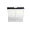 Boîte de conservation en plastique à 2 compartiments transparent 2,1L