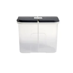 Boîte de conservation en plastique à 2 compartiments transparent 2,1L
