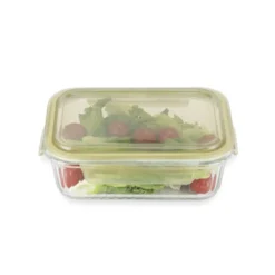 Boîte de conservation en verre avec couvercle plastique 640ml