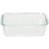 Boîte de conservation en verre avec couvercle bambou 1,04 L