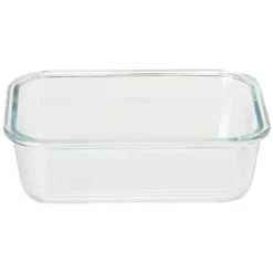 Boîte de conservation en verre avec couvercle bambou 1,04 L