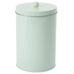 Boîte de conservation ronde étain Ø10xH15cm (3 modèles)
