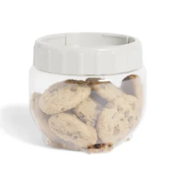 Boîte de conservation transparente avec couvercle à visser 550ml