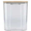 Boîte de conservation x8 plastique et couvercle bambou 370/680/950/1300/1800ml