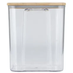Boîte de conservation x8 plastique et couvercle bambou 370/680/950/1300/1800ml