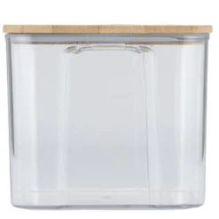 Boîte de conservation x8 plastique et couvercle bambou 370/680/950/1300/1800ml