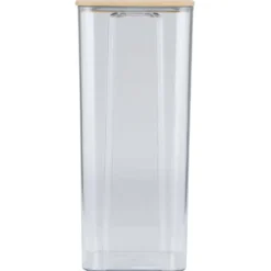 Boîte de conservation x8 plastique et couvercle bambou 370/680/950/1300/1800ml