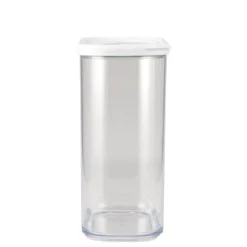 Boîte de conservation x5 transparente avec couvercle blanc 0,4 à 2L