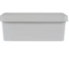 Boîte de rangement avec couvercle beige 11 L