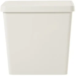 Boîte de rangement avec couvercle beige 26 L
