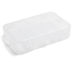 Boîte de rangement à compartiments pour loisirs créatifs 21,5x13xH5cm