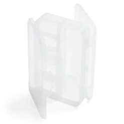 Boîte de rangement à compartiments pour loisirs créatifs 21,5x13xH5cm