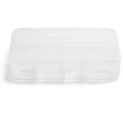 Boîte de rangement à compartiments pour loisirs créatifs 21,5x13xH5cm