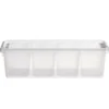 Boîte de rangement compartimentée Smartstore Classic plastique transparent 3,5L