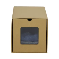 Boîte de rangement en carton avec fenêtre transparente 34x23xH24cm